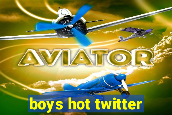 boys hot twitter